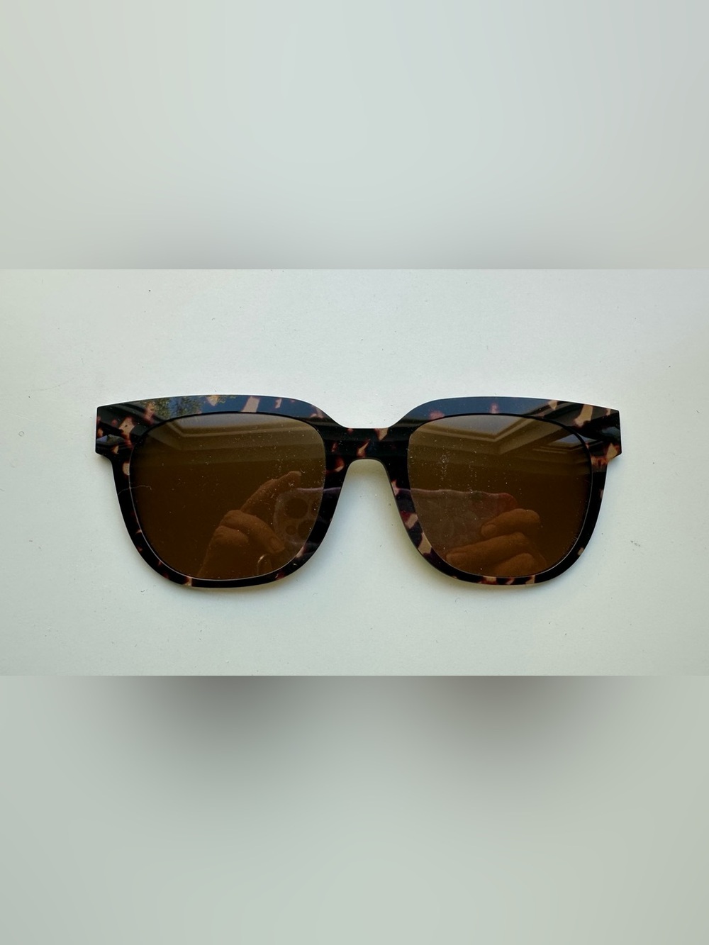 Tortoiseshell Pair Eyewear sunglasses topper - Brown Lenses